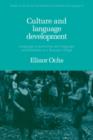 Culture and Language Development : Language Acquisition and Language Socialization in a Samoan Village - Book