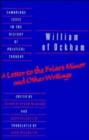 William of Ockham: 'A Letter to the Friars Minor' and Other Writings - Book