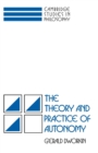 The Theory and Practice of Autonomy - Book