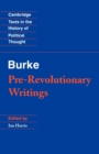 Pre-Revolutionary Writings - Book