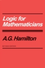 Logic for Mathematicians - Book