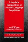 Linguistic Perspectives on Second Language Acquisition - Book