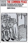 The Common Peace : Participation and the Criminal Law in Seventeenth-Century England - Book