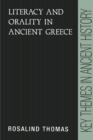 Literacy and Orality in Ancient Greece - Book