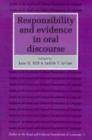 Responsibility and Evidence in Oral Discourse - Book