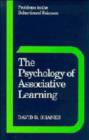 The Psychology of Associative Learning - Book