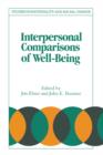 Interpersonal Comparisons of Well-Being - Book