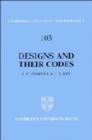 Designs and their Codes - Book