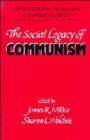 The Social Legacy of Communism - Book
