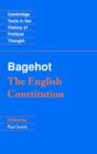 Bagehot: The English Constitution - Book