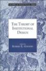 The Theory of Institutional Design - Book