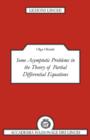 Some Asymptotic Problems in the Theory of Partial Differential Equations - Book