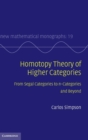 Homotopy Theory of Higher Categories : From Segal Categories to n-Categories and Beyond - Book