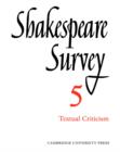 Shakespeare Survey - Book