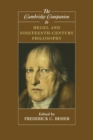 The Cambridge Companion to Hegel and Nineteenth-Century Philosophy - Book