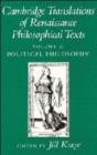 Cambridge Translations of Renaissance Philosophical Texts : Political Philosophy v.2 - Book