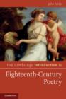 The Cambridge Introduction to Eighteenth-Century Poetry - Book