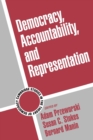 Democracy, Accountability, and Representation - Book