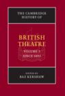 The Cambridge History of British Theatre - Book