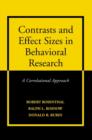 Contrasts and Effect Sizes in Behavioral Research : A Correlational Approach - Book
