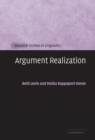Argument Realization - Book