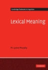 Lexical Meaning - Book