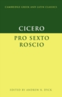 Cicero: 'Pro Sexto Roscio' - Book