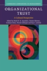Organizational Trust : A Cultural Perspective - Book