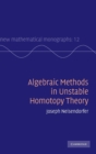 Algebraic Methods in Unstable Homotopy Theory - Book
