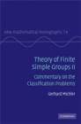 Theory of Finite Simple Groups II : Commentary on the Classification Problems - Book