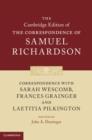 Correspondence with Sarah Wescomb, Frances Grainger and Laetitia Pilkington - Book