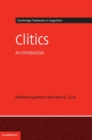 Clitics : An Introduction - Book