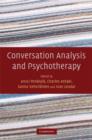 Conversation Analysis and Psychotherapy - Book
