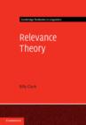 Relevance Theory - Book