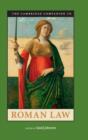 The Cambridge Companion to Roman Law - Book