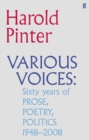 Various Voices : Prose, Poetry, Politics 1948-2008 - eBook