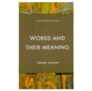 Words and Their Meaning - Book
