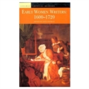 Early Women Writers : 1600 - 1720 - Book