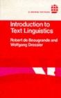 Introduction to Text Linguistics - Book