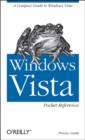 Windows Vista Pocket Reference - Book