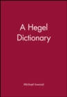 A Hegel Dictionary - Book