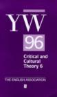 The Year's Work in Critical and Cultural Theory - Book