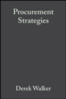 Procurement Strategies : A Relationship-based Approach - Book