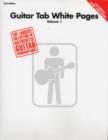 Guitar Tab White Pages - Volume 1 - 2nd Edition - Book