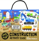 Construction Activity Case with Bubble Stickers - Book