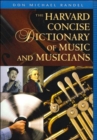 Harvard Con Dict Music 2003 Ed. - Book