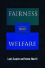 Fairness versus Welfare - eBook