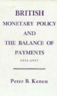 British Monetary Policy and the Balance of Payments, 1951–1957 - Book