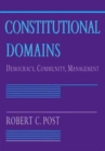 Constitutional Domains : Democracy, Community, Management - Book