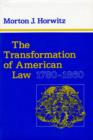 The Transformation of American Law, 1780-1860 - Book